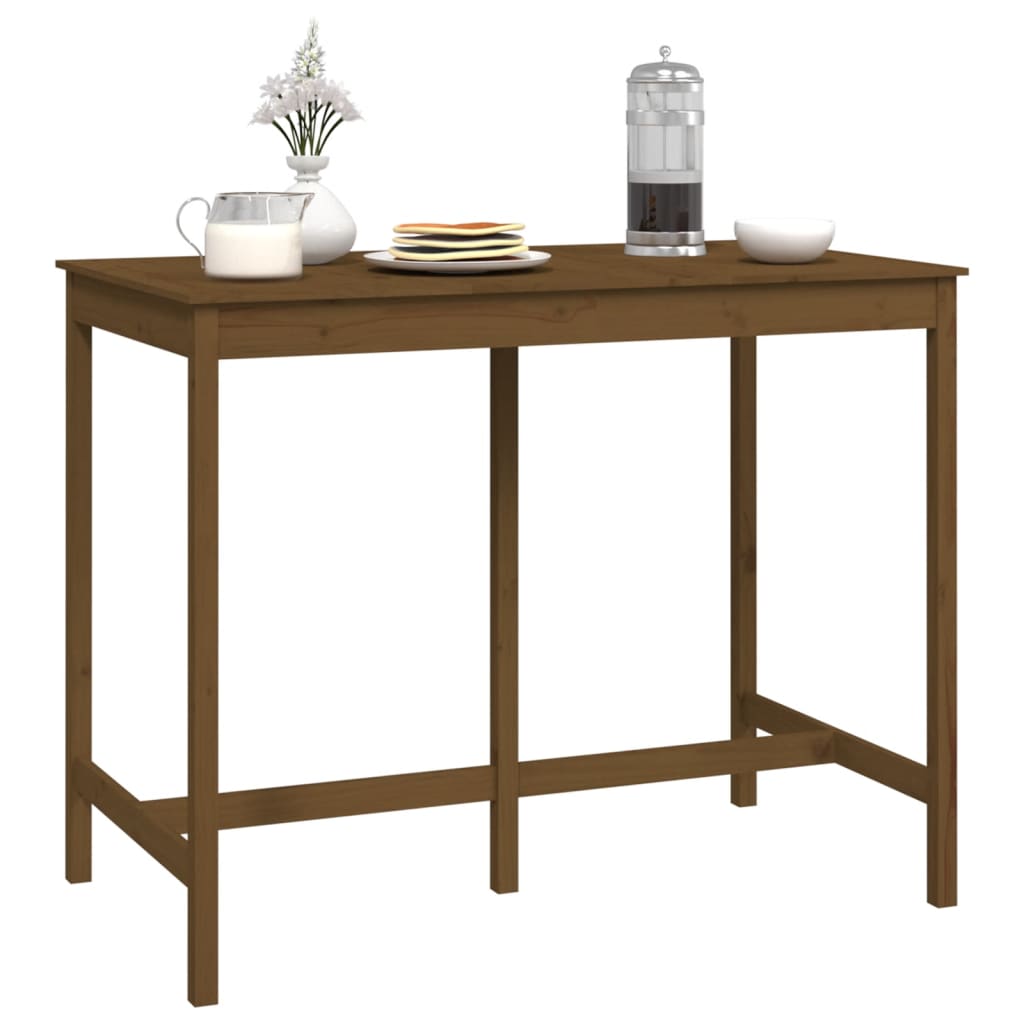 Barbord Honningbrun 140X80X110 Cm Heltre Furu