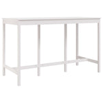 Barbord Hvit 180X80X110 Cm Heltre Furu