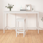 Barbord Hvit 180X80X110 Cm Heltre Furu
