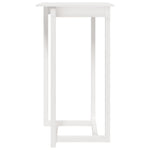 Barbord Hvit 60X60X110 Cm Heltre Furu