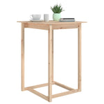 Barbord 80X80X110 Cm Heltre Furu