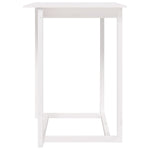 Barbord Hvit 80X80X110 Cm Heltre Furu