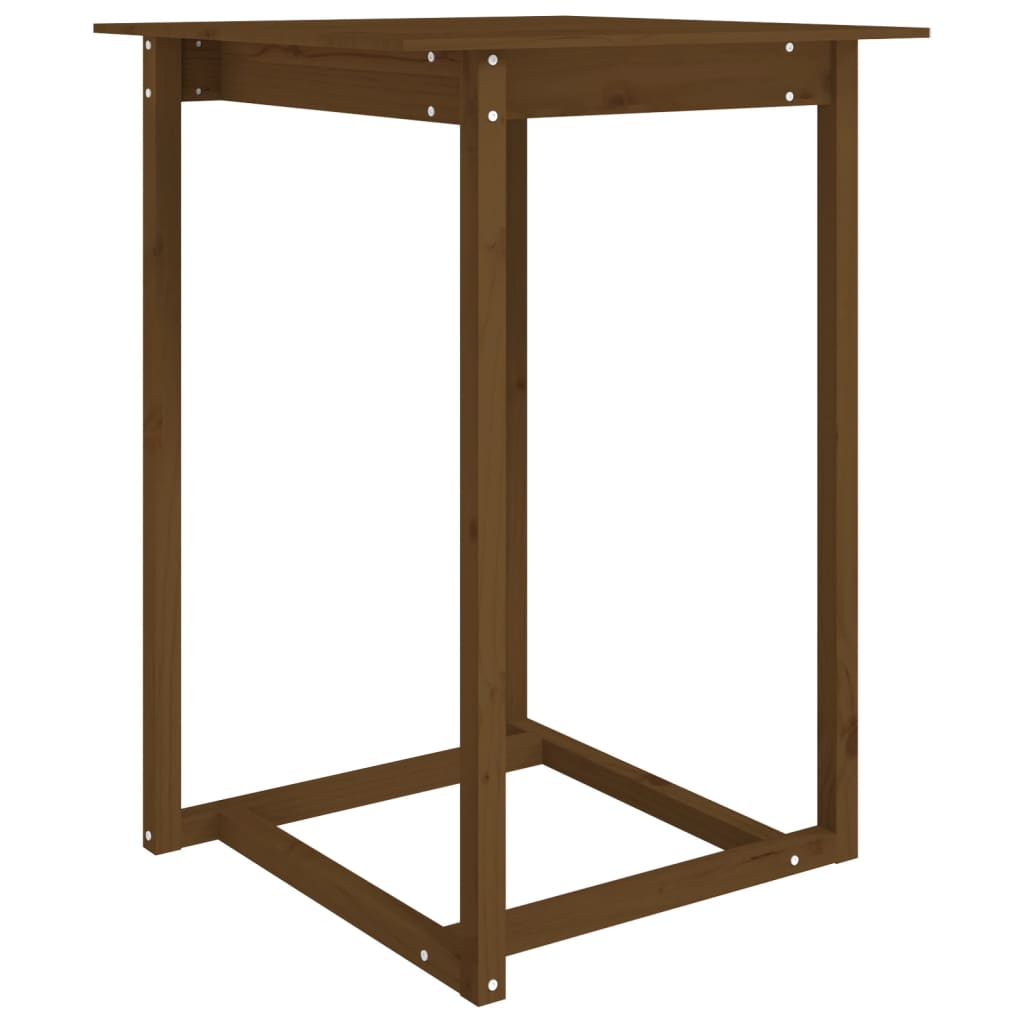 Barbord Honningbrun 80X80X110 Cm Heltre Furu