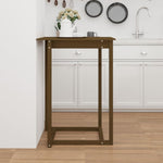 Barbord Honningbrun 80X80X110 Cm Heltre Furu
