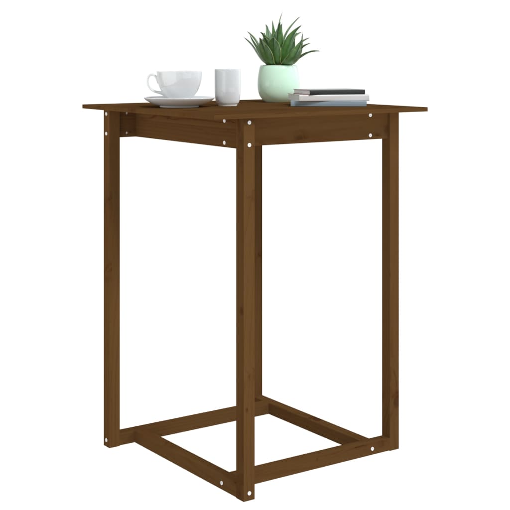 Barbord Honningbrun 80X80X110 Cm Heltre Furu