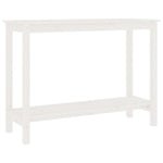 Konsollbord Hvit 110X40X80 Cm Heltre Furu