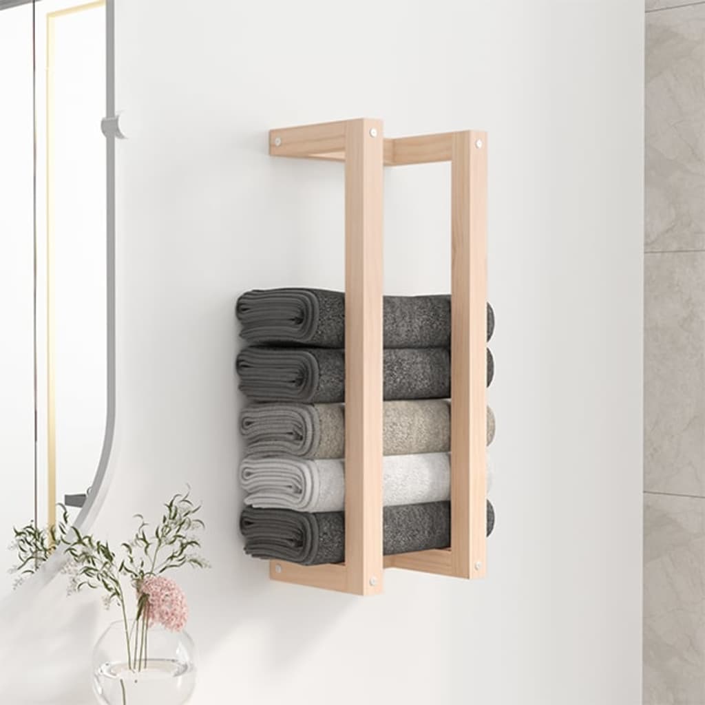 Håndklestativ 23X18X60 Cm Heltre Furu
