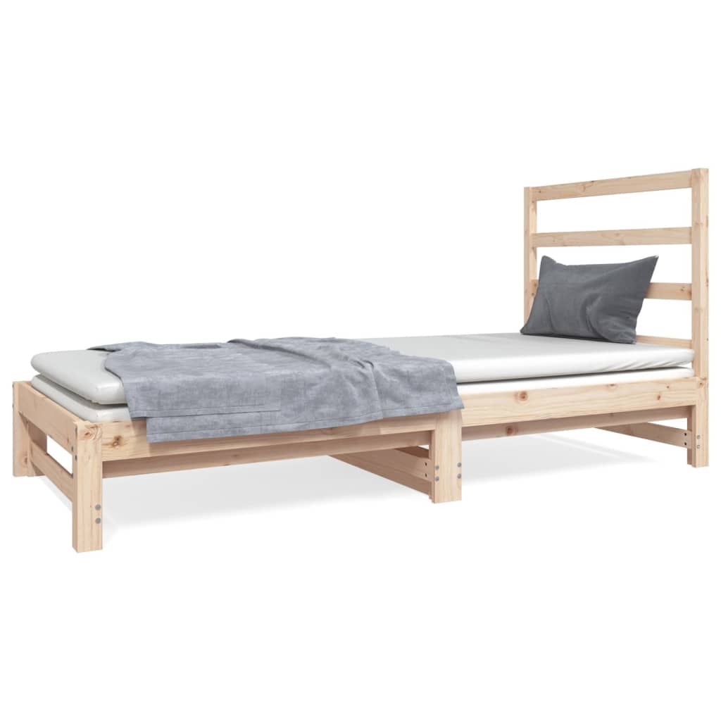 Uttrekkbar Dagseng 2X(90X190) Cm Heltre Furu