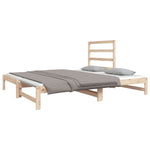 Uttrekkbar Dagseng 2X(90X190) Cm Heltre Furu