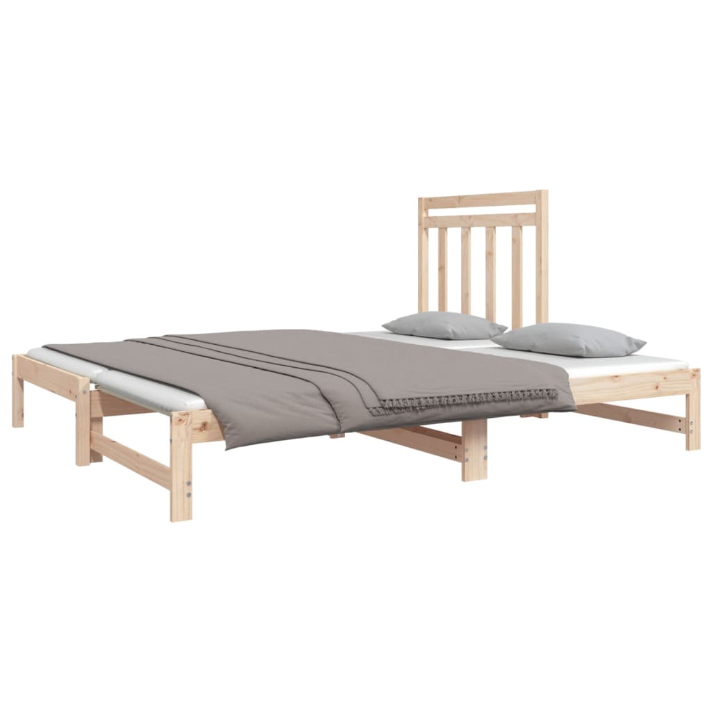 Uttrekkbar Dagseng 2X(90X190) Cm Heltre Furu