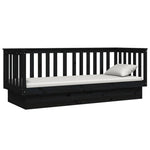 Dagseng Svart 90X190 Cm Heltre Furu