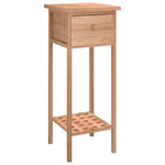Sidebord Med Skuff 25X25X60 Cm Heltre Valnøtt