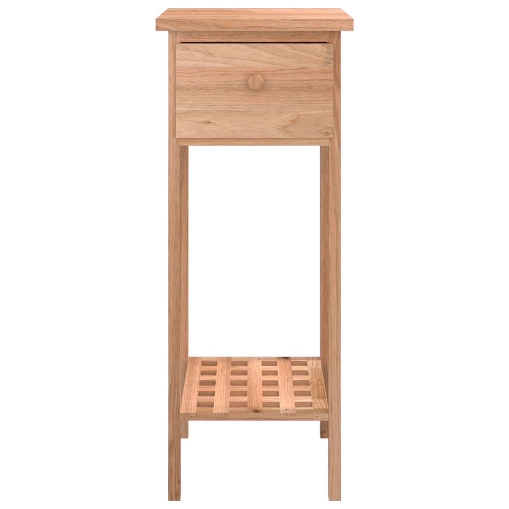 Sidebord Med Skuff 25X25X60 Cm Heltre Valnøtt