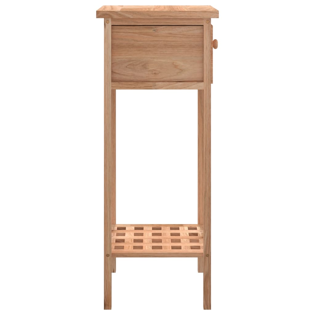 Sidebord Med Skuff 25X25X60 Cm Heltre Valnøtt