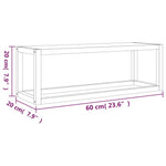 Håndklestativ 60X20X20 Cm Heltre Valnøtt