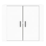 Skjenk Hvit 80X33X70 Cm Konstruert Tre