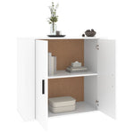 Skjenk Hvit 80X33X70 Cm Konstruert Tre
