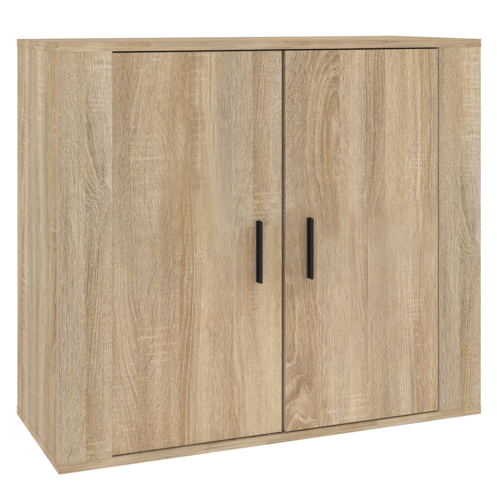 Skjenk Sonoma Eik 80X33X70 Cm Konstruert Tre