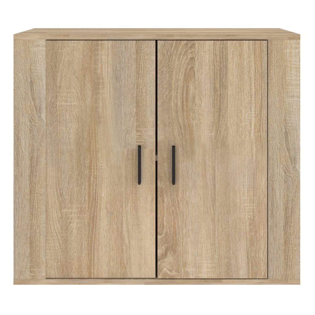 Skjenk Sonoma Eik 80X33X70 Cm Konstruert Tre