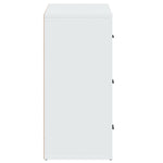 Skjenk Hvit 80X33X70 Cm Konstruert Tre