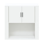 Veggskap Hvit 80X33X80 Cm Konstruert Tre