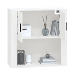 Veggskap Hvit 80X33X80 Cm Konstruert Tre