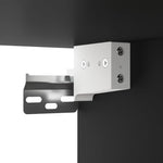 Veggskap Svart 80X33X80 Cm Konstruert Tre