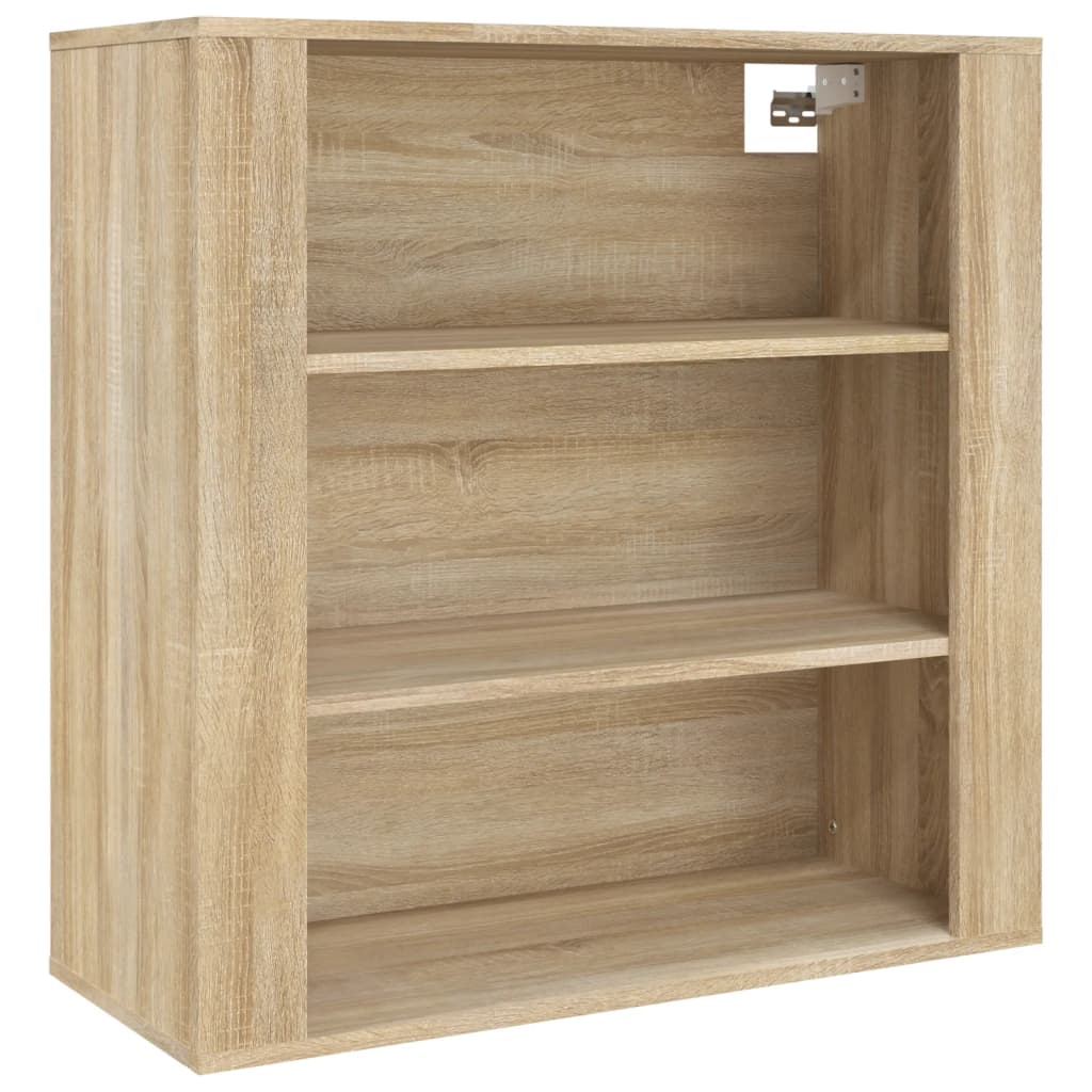Veggskap Sonoma Eik 80X33X80 Cm Konstruert Tre