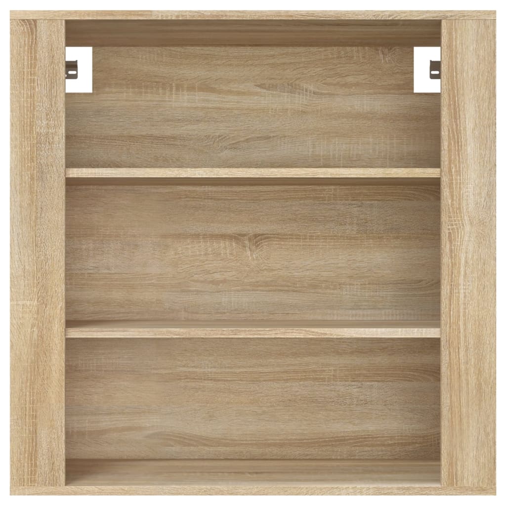 Veggskap Sonoma Eik 80X33X80 Cm Konstruert Tre