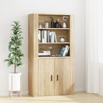Veggskap Sonoma Eik 80X33X80 Cm Konstruert Tre