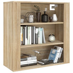 Veggskap Sonoma Eik 80X33X80 Cm Konstruert Tre