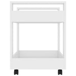 Tralle Til Skrivebord Hvit 60X45X60 Cm Konstruert Tre