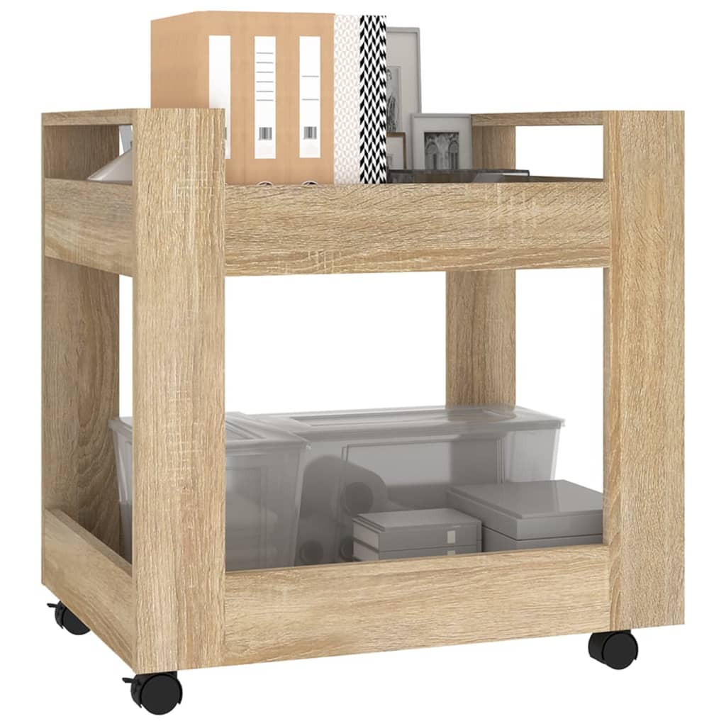 Tralle Til Skrivebord Sonoma Eik 60X45X60 Cm Konstruert Tre