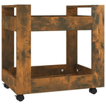 Tralle Til Skrivebord Røkt Eik 60X45X60 Cm Konstruert Tre