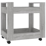 Tralle Til Skrivebord Grå Eik 60X45X60 Cm Konstruert Tre