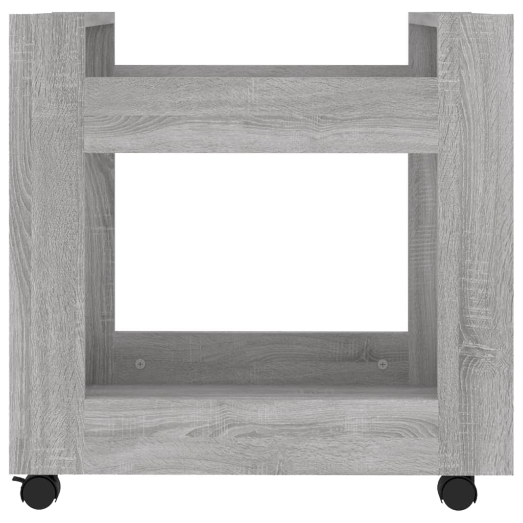 Tralle Til Skrivebord Grå Eik 60X45X60 Cm Konstruert Tre