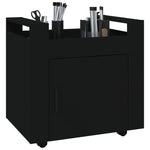 Tralle Til Skrivebord Svart 60X45X60 Cm Konstruert Tre