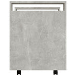 Tralle Til Skrivebord Betonggrå 60X45X60 Cm Konstruert Tre