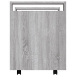 Tralle Til Skrivebord Grå Eik 60X45X60 Cm Konstruert Tre