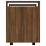 Tralle Til Skrivebord Brun Eik 60X45X60 Cm Konstruert Tre