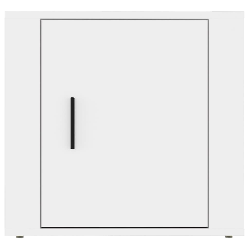 Nattbord 2 Stk Hvit 50X39X47 Cm