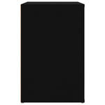 Skoskap Svart 130X35X54 Cm Konstruert Tre