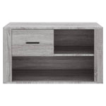 Skoskap Grå Sonoma 80X35X45 Cm Konstruert Tre