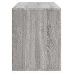 Skoskap Grå Sonoma 80X35X45 Cm Konstruert Tre
