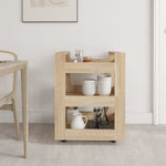 Kjøkkentralle Sonoma Eik 60X45X80 Cm Konstruert Tre