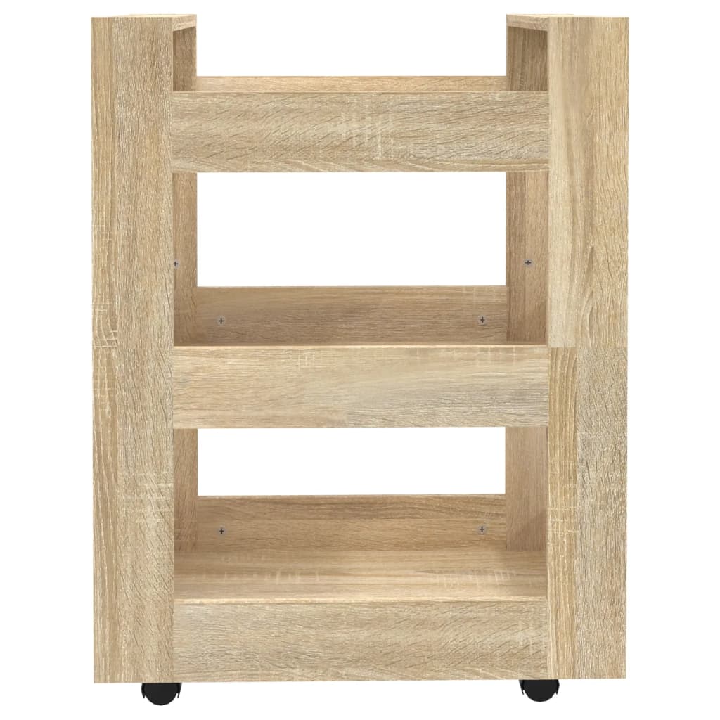 Kjøkkentralle Sonoma Eik 60X45X80 Cm Konstruert Tre