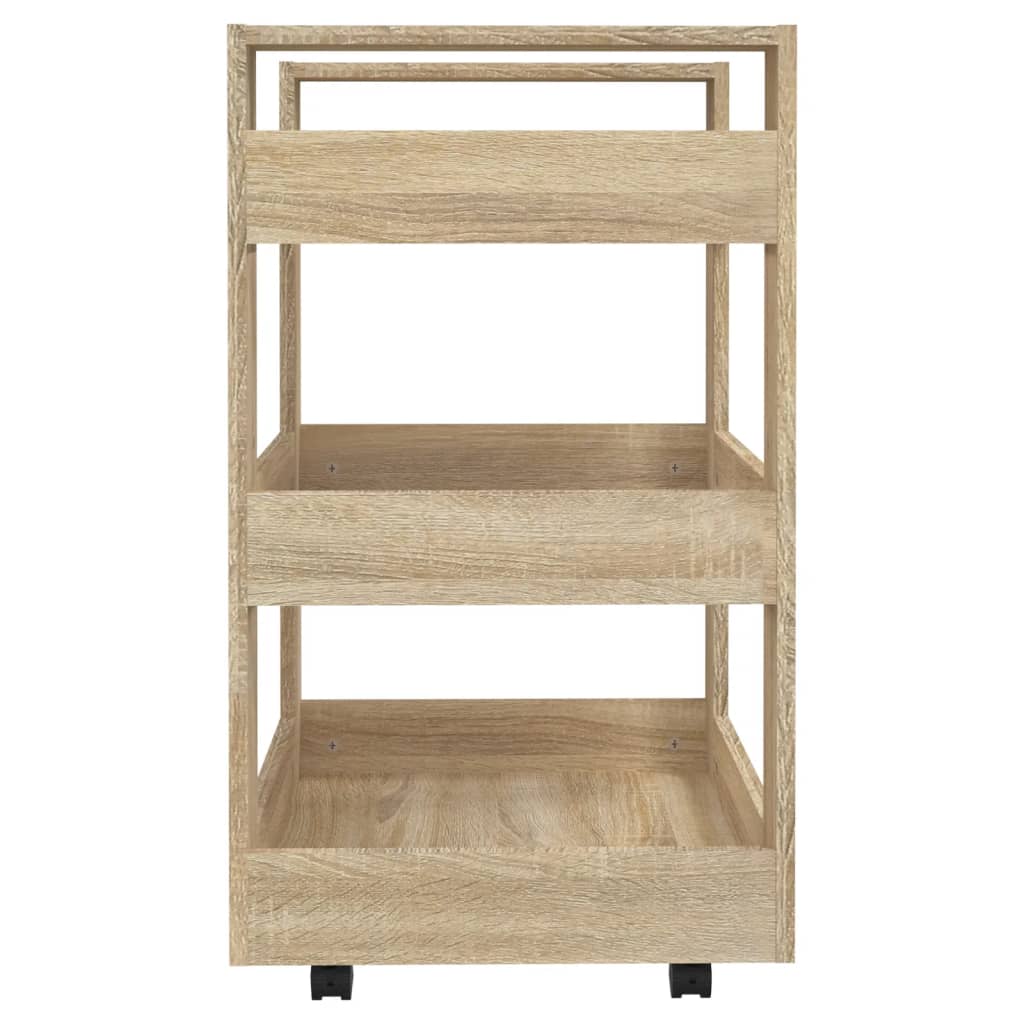 Kjøkkentralle Sonoma Eik 60X45X80 Cm Konstruert Tre