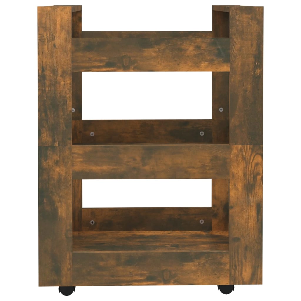 Kjøkkentralle Røkt Eik 60X45X80 Cm Konstruert Tre