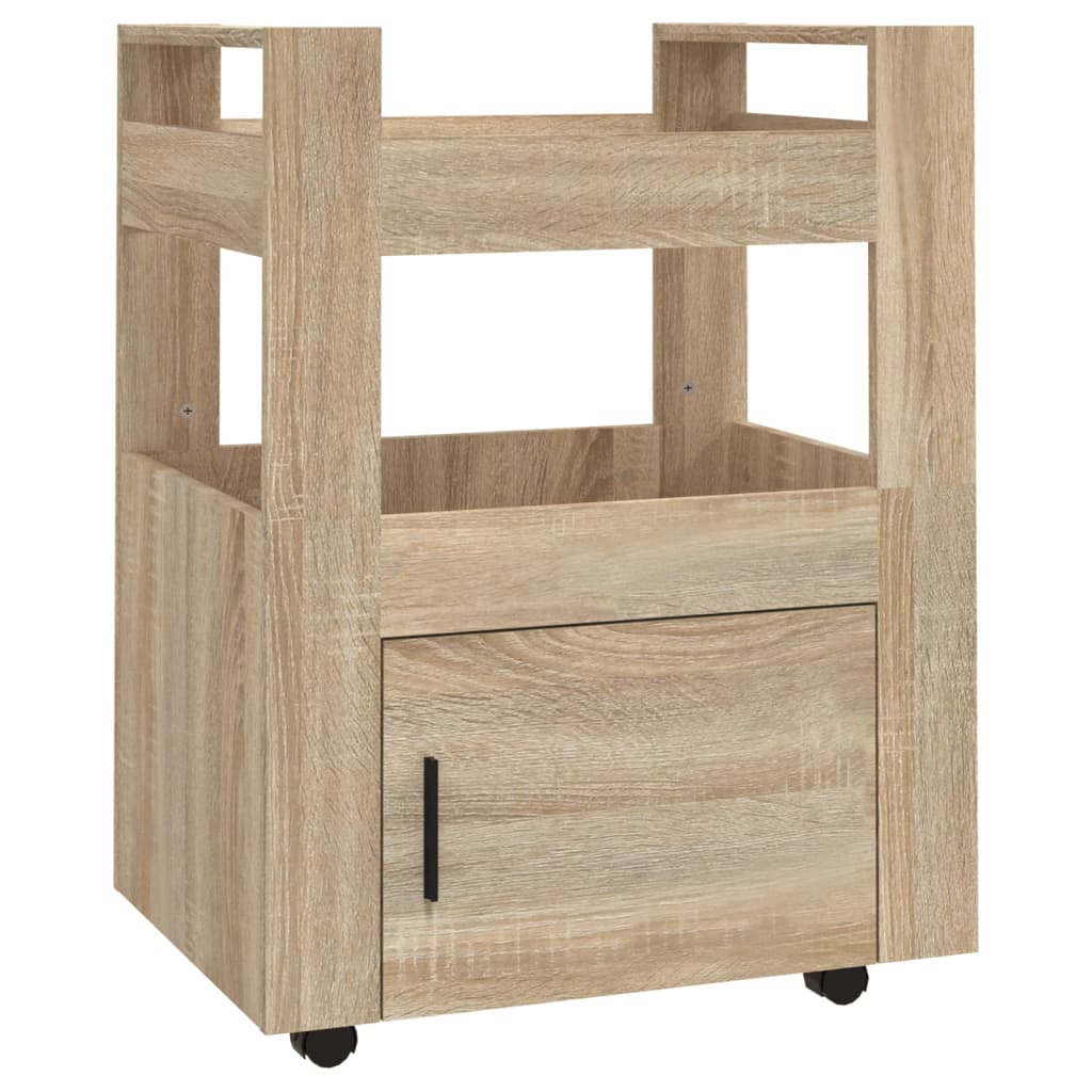 Kjøkkentralle Sonoma Eik 60X45X80 Cm Konstruert Tre