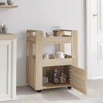 Kjøkkentralle Sonoma Eik 60X45X80 Cm Konstruert Tre